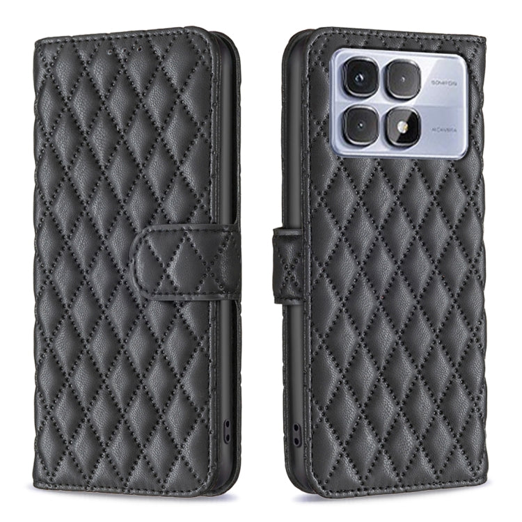 Diamond Lattice Wallet Flip Leather Phone Case, For Redmi Note 14 Pro 5G / 14 Pro+ 5G, For Redmi 14C 4G, For Redmi K70 Ultra