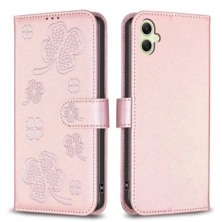Four-leaf Embossed Leather Phone Case, For Samsung Galaxy A56 5G, For Samsung Galaxy A36, For Samsung Galaxy A16 5G, For Samsung Galaxy A06