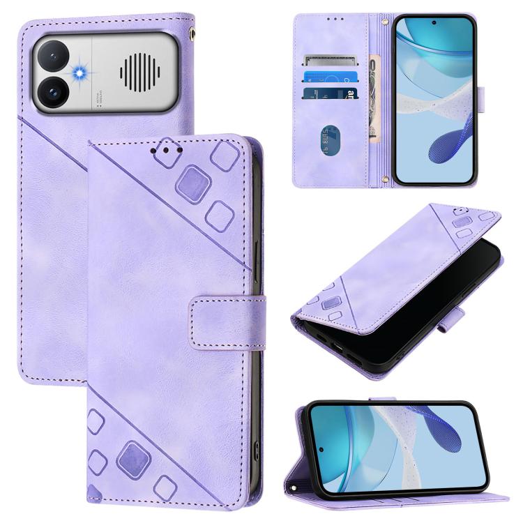 Skin-feel Embossed Leather Phone Case, For Redmi K90 Max 5G, For Redmi A7 Pro 5G 171mm / Poco C81, For Redmi 15a 5G Global, For Redmi A5 4G 171.7mm / Poco C71 4G, For Redmi Turbo 5 5G Global / Poco X8 Pro, For Redmi Note 15 Pro+ 5G Global 163.3mm