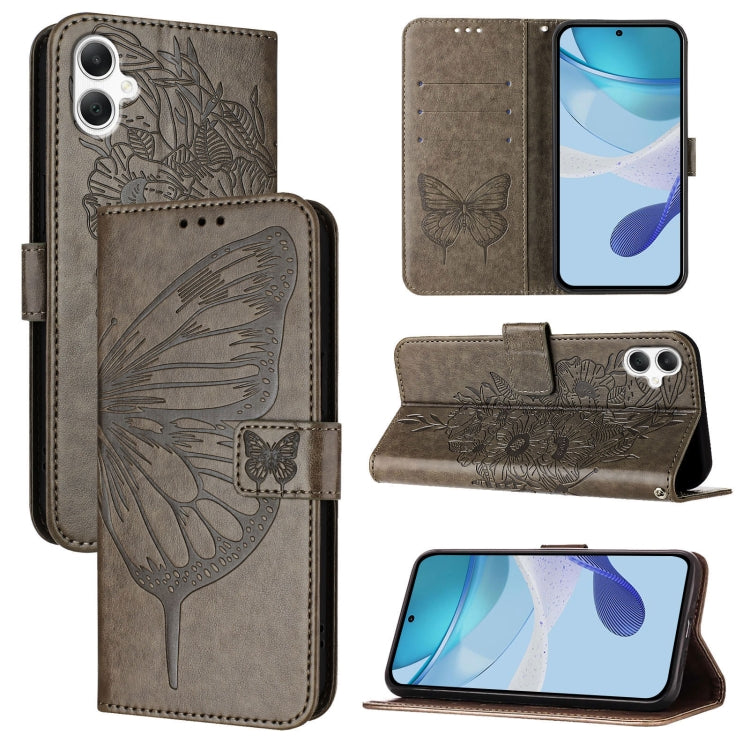 Embossed Butterfly Leather Phone Case, For Samsung Galaxy A56 5G Global, For Samsung Galaxy A26 5G Global, For Samsung Galaxy A16 5G, For Samsung Galaxy A06 4G