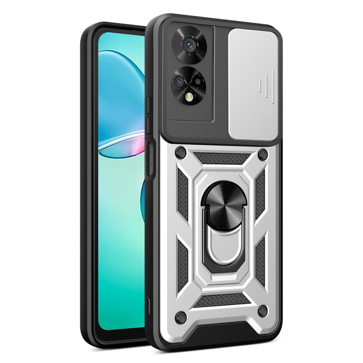 Sliding Camera Cover Design TPU+PC Phone Case, For TCL 50 NxtPaper / 50 Pro NxtPaper, For TCL 50 LE 4G, For TCL 50 SE, For TCL 405 / 406 / 408