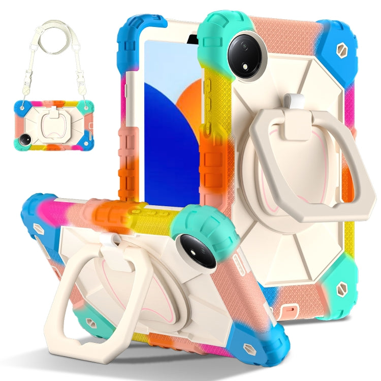 Contrast Color Robot Silicone Hybrid PC Tablet Case, For Xiaomi Redmi Pad SE 8.7