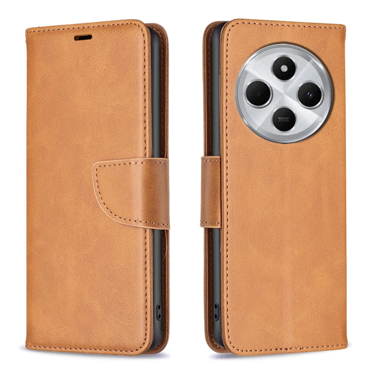 Lambskin Texture Pure Color Flip Leather Phone Case, For Redmi Note 14 Pro 4G, For Redmi Note 14 4G 163.25mm, For Redmi Note 14 5G, For Redmi Note 14 Pro 5G / Note 14 Pro+ 5G, For Redmi 14C 4G