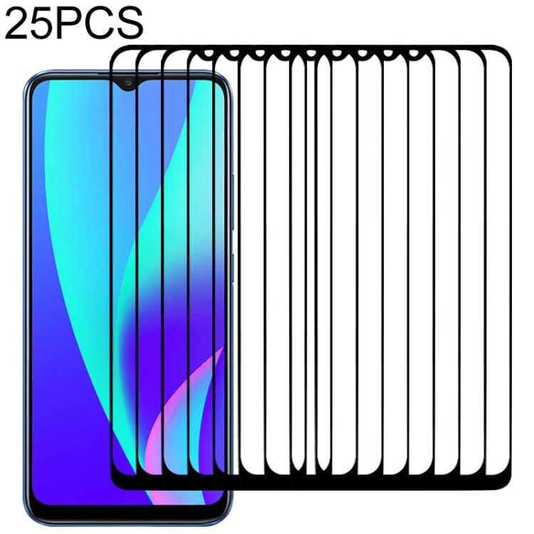 25 PCS Full Glue Full Screen Tempered Glass Film, For OPPO Realme C15 (25 PCS), For OPPO Realme 6 (25 PCS), For OPPO Realme 6 Pro (25 PCS), For OPPO Realme 6i (25 PCS), For Motorola Moto G Fast (25 PCS), For OPPO Realme 6S (25 PCS)