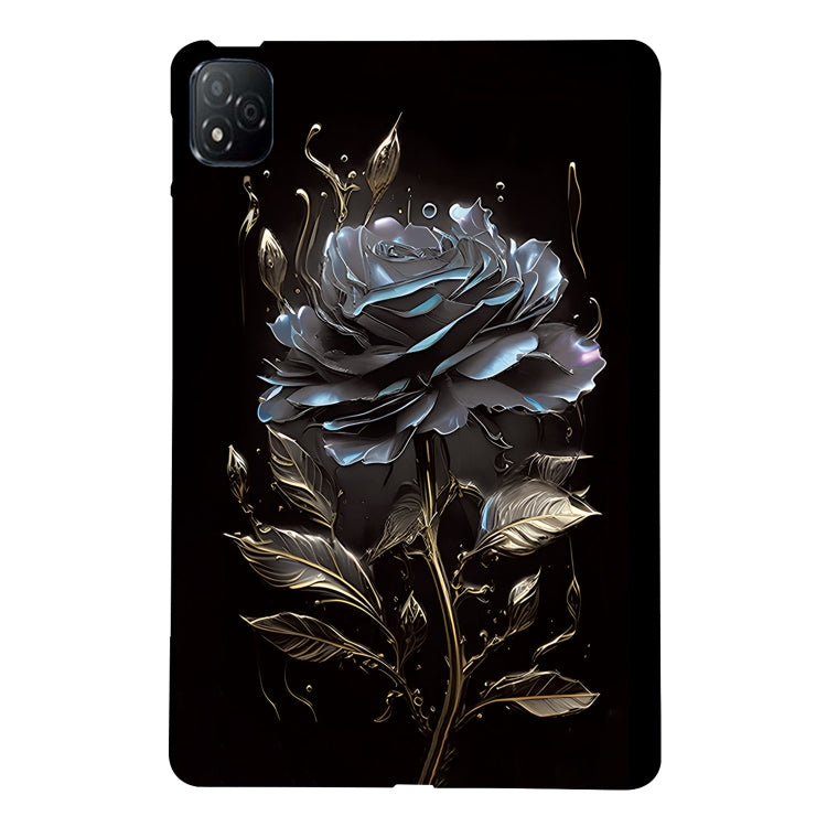 Color Painting Pattern Smart Tablet TPU Case, For Infinix Xpad