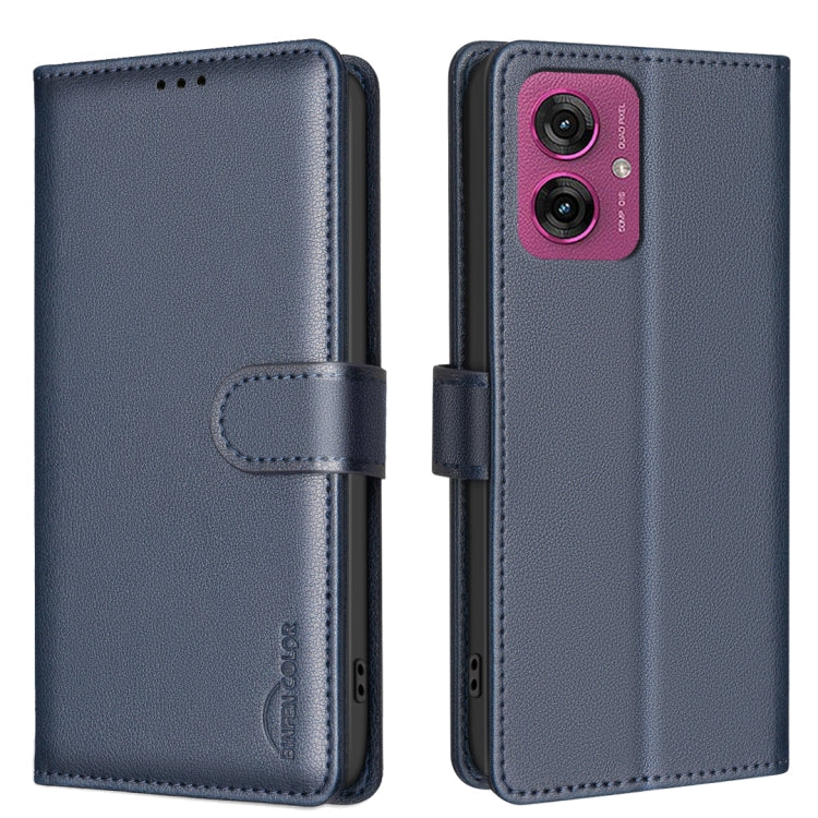 Litchi Texture RFID Anti-theft Leather Phone Case, For Motorola Moto G75 5G, For Motorola Moto G35, For Motorola Moto G55