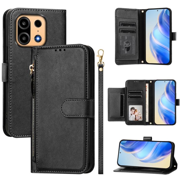 Multi-Card Slots Zipper Wallet Leather Phone Case, For OnePlus Turbo 6X Pro 5G, For OnePlus Turbo 6 / Turbo 6V 5G, For OnePlus Ace 5 Ultra, For OnePlus Ace 5 Racing, For OnePlus Nord 4, For OnePlus Nord CE4 Lite Global