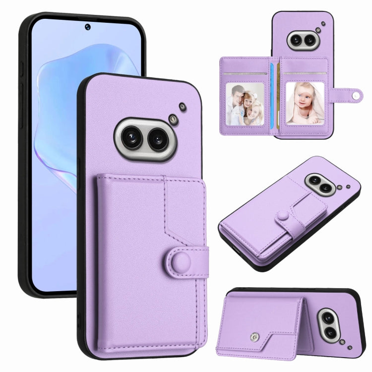 Button Card Bag RFID Anti-theft Phone Case, For Nothing CMF Phone 2 Pro, For Nothing Phone 3a, For Nothing Phone 3a Pro, For Nothing CMF Phone 1, For Nothing Phone 2a
