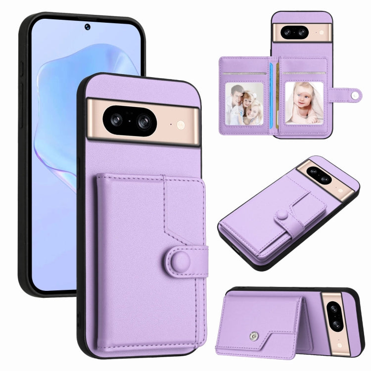 Button Card Bag RFID Anti-theft Phone Case, For Google Pixel 10 Pro XL, For Google Pixel 10 / 10 Pro, For Google Pixel 9 Pro, For Google Pixel 9, For Google Pixel 8a, For Google Pixel 8 Pro, For Google Pixel 8