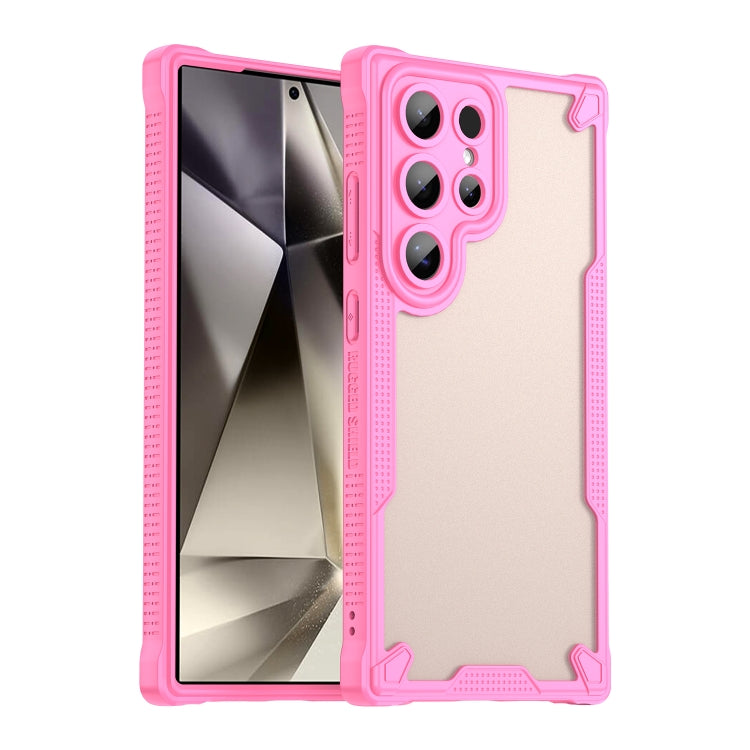 Armor Glaze PC Hybrid TPU Phone Case, For Samsung Galaxy S24 Ultra 5G, For Samsung Galaxy S24+ 5G, For Samsung Galaxy S24 5G, For Samsung Galaxy S23 Ultra 5G, For Samsung Galaxy S23+ 5G, For Samsung Galaxy S23 5G, For Samsung Galaxy S22 Ultra 5G
