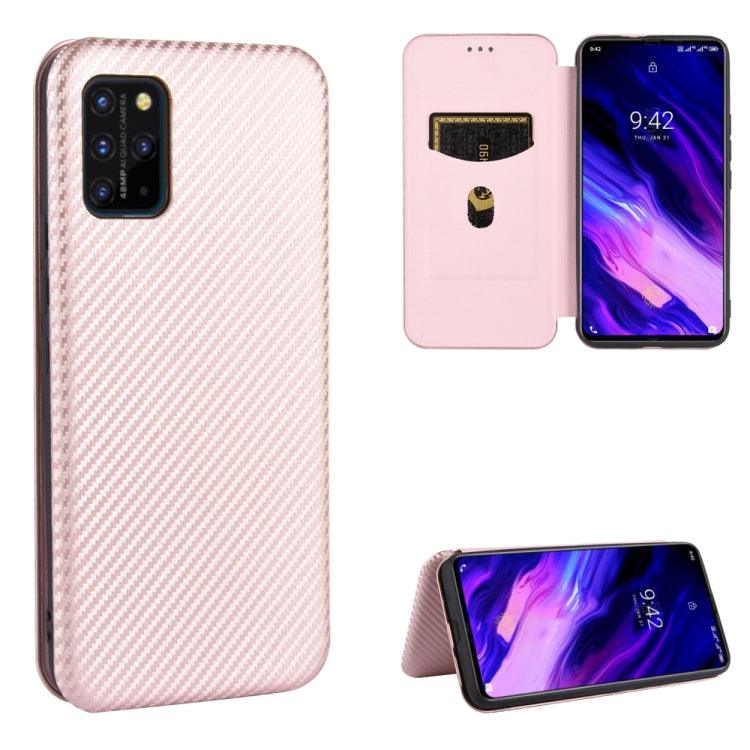 Carbon Fiber Texture Magnetic Horizontal Flip TPU + PC + PU Leather Case with Card Slot, For UMIDIGI A3X, For UMIDIGI A7 Pro, For UMIDIGI F2, For UMIDIGI Power 3, For UMIDIGI S5 Pro
