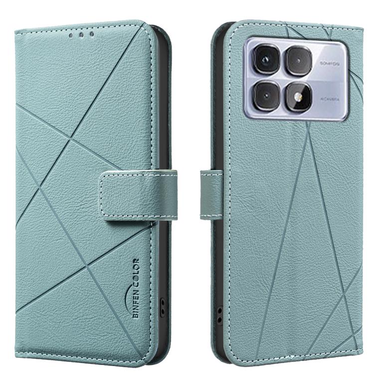 Geometric Pattern RFID Leather Phone Case, For Redmi Note 13 4G, For Redmi K70E, For Redmi Note 13 5G, For Redmi 13C, For Redmi Note 13 Pro+ 5G, For Redmi Note 13 Pro 5G, For Redmi K60 Ultra, For Redmi K70 / K70 Pro
