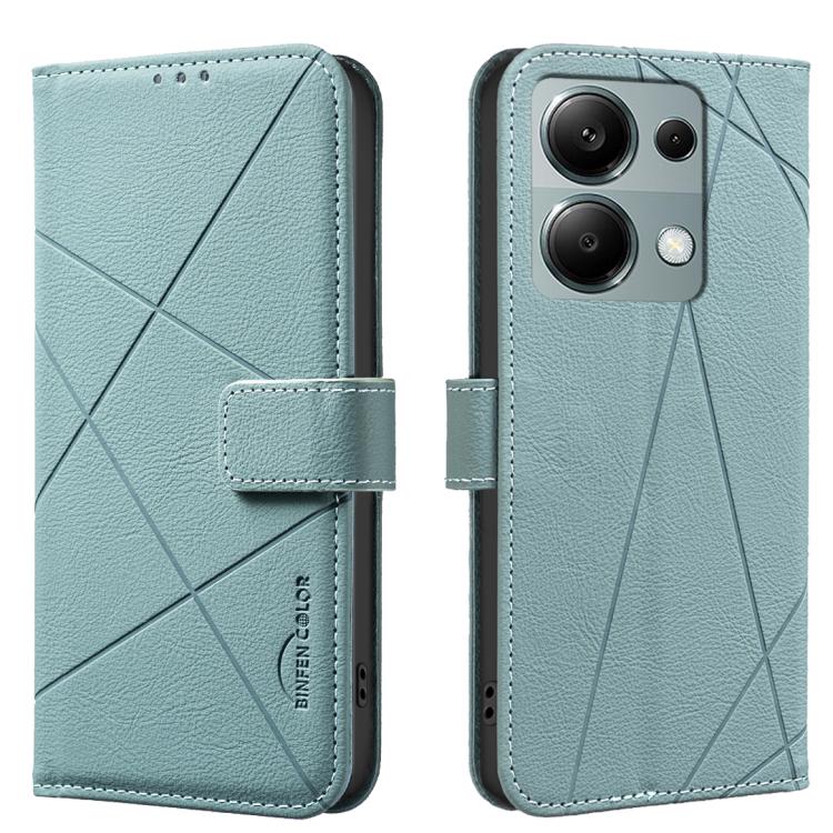 Geometric Pattern RFID Leather Phone Case, For Redmi Turbo 4, For Redmi 14C, For Redmi Note 14 5G, For Redmi Note 14 Pro 4G, For Redmi Note 14 4G 16.25mm, For Redmi Note 14 Pro 5G / 14 Pro+ 5G, For Redmi A3, For Redmi Note 13 Pro 4G