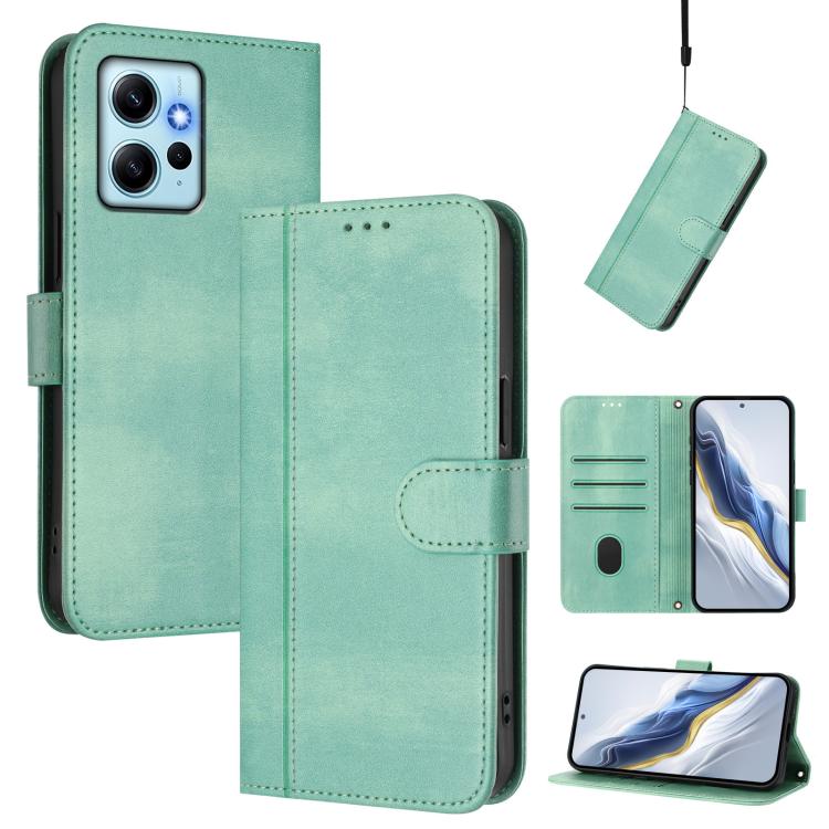 Line Splicing Buckle Retro Leather Phone Case, For Redmi Note 12 4G Global, For Redmi A1 4G / A2 4G, For Redmi Note 12 Pro+ 5G India, For Redmi Note 12 Pro Speed / Note 12 Pro 5G, For Redmi Note 12 5G India / Xiaomi Poco X5