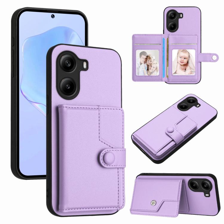 Button Card Bag RFID Anti-theft Phone Case, For Xiaomi 15 Ultra, For Xiaomi Poco X7 Pro