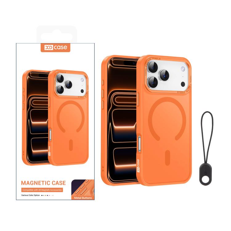 XDcase Metal Lens Frame Skin Feel Magnetic Phone Case, For iPhone 18, For iPhone 18 Pro, For iPhone 18 Pro Max, For iPhone 17 Pro Max, For iPhone 17 Pro, For iPhone 17