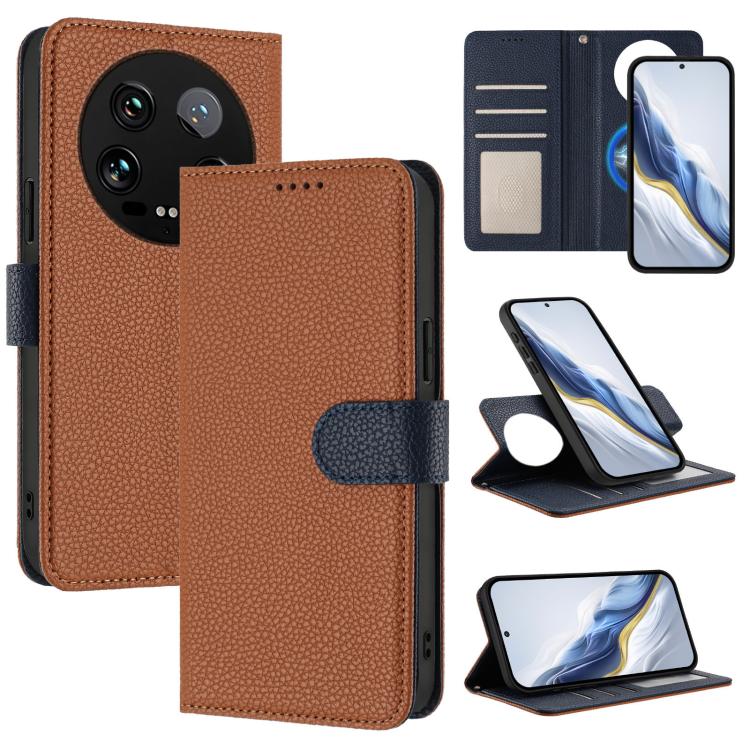 Detachable Litchi Texture Magnetic Vegan Leather Phone Case, For Xiaomi 15 Pro, For Xiaomi 15, For Xiaomi 14T Pro, For Xiaomi 14T, For Xiaomi 14 Ultra