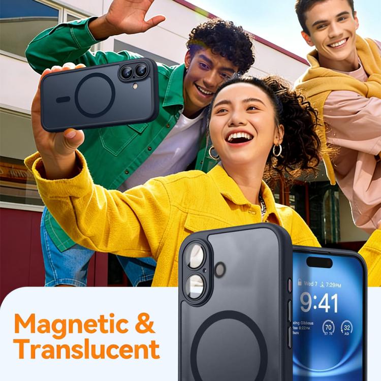 XDcase Skin Feel Magnetic Frosted Phone Case with Lens Film, For iPhone 13, For iPhone 12 Pro Max