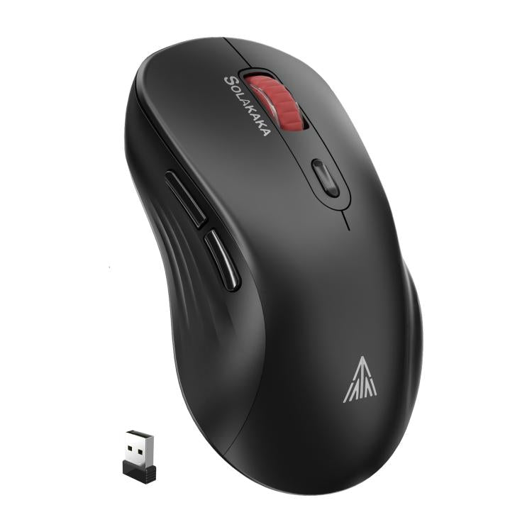 SOLAKAKA SM66 4200DPI 2.4GHz + BT Dual-mode Wireless Mouse, SM66