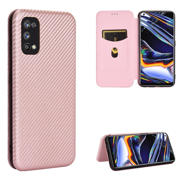 Carbon Fiber Texture Magnetic Horizontal Flip TPU + PC + PU Leather Case with Card Slot, For OPPO Realme 7 Pro, For Alcatel 1SE 2020 (Pink), For Alcatel 1SE 2020 (Black), For Alcatel 1SE 2020 (Blue), For Alcatel 1SE 2020 (Green)