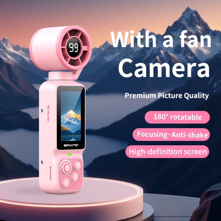LK-035 Fan Gimbal Pocket Camera 1.97 inch 1080P HD Vlog Video Cam