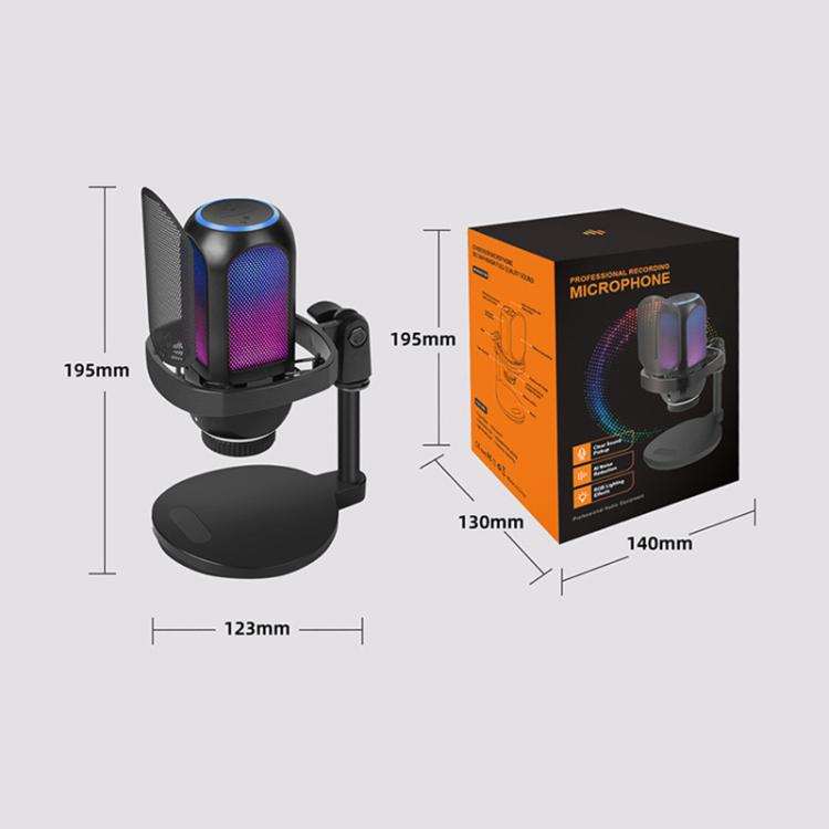 APK001 AI Noise Reduction USB Condenser Cantilever Microphone, APK001 Cantilever Microphone