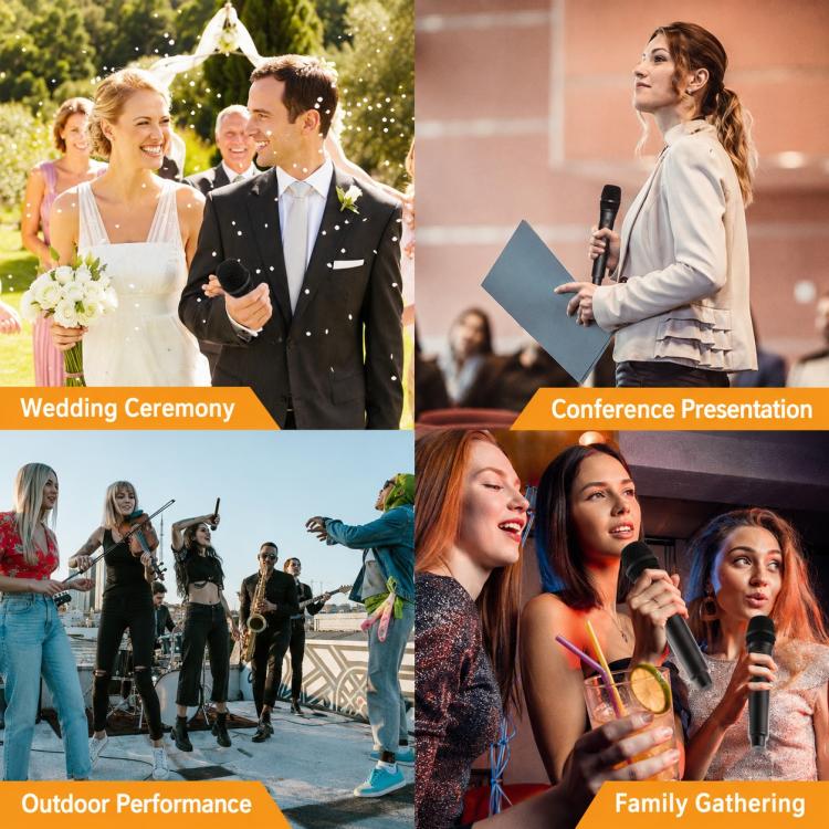 G109 2 in 1 Anti-Feedback 2.4G Wireless Handheld Microphone
