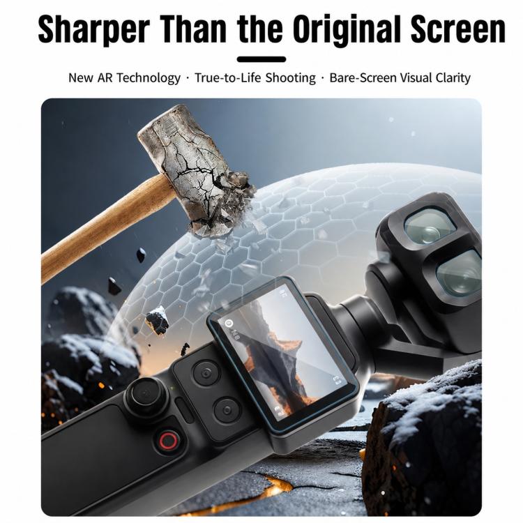 Xasurg AR Anti-Reflective Tempered Glass Screen Film, For DJI Osmo Pocket 4P / 4 / 3
