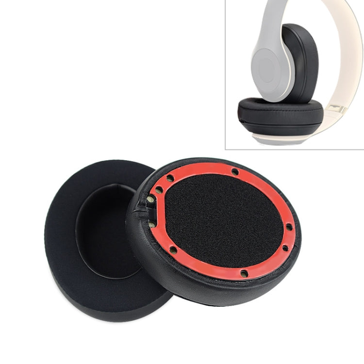2 PCS For Beats Studio 2.0 / 3.0 Headphone Protective Cover Ice Gel Earmuffs (Grey White), Red, Titanium Color, Black, Blue