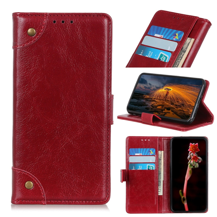 For iPhone 11 Pro Max Copper Buckle Nappa Texture Horizontal Flip Leather Case, with Holder & Card Slots & Wallet, For XI Max (2019)