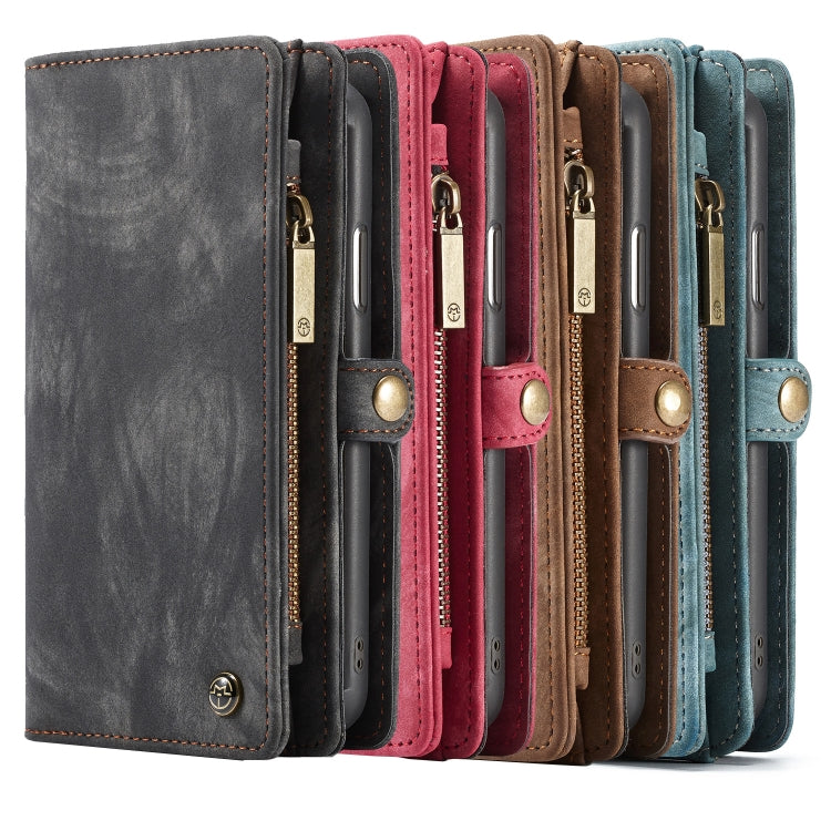 For iPhone XR CaseMe Detachable Multifunctional Horizontal Flip Leather Case with Card Slot & Holder & Zipper Wallet & Photo Frame, For iPhone XR, For iPhone XR