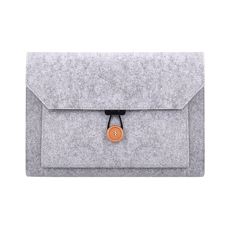 ND06 Multi-purpose Felt Button Laptop Inner Bag for 15.4 inch Laptop, 15.4 inch