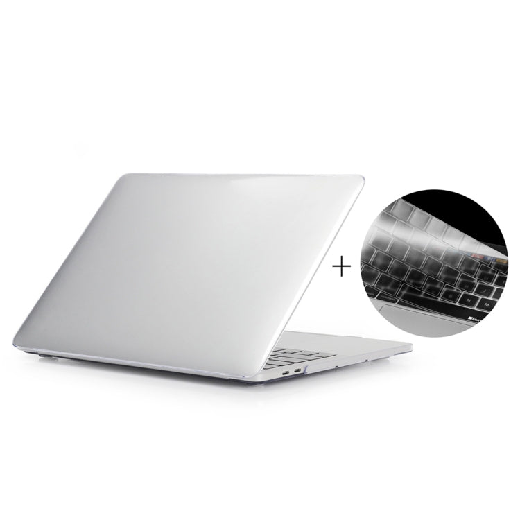 ENKAY Hat-Prince 2 in 1 Crystal Hard Shell Plastic Protective Case + US Version Ultra-thin TPU Keyboard Protector Cover for 2016 New MacBook Pro 13.3 inch with Touchbar (A1706), 13.3 inch with Touch Bar US Version, 13.3 inch with Touch Bar US Version