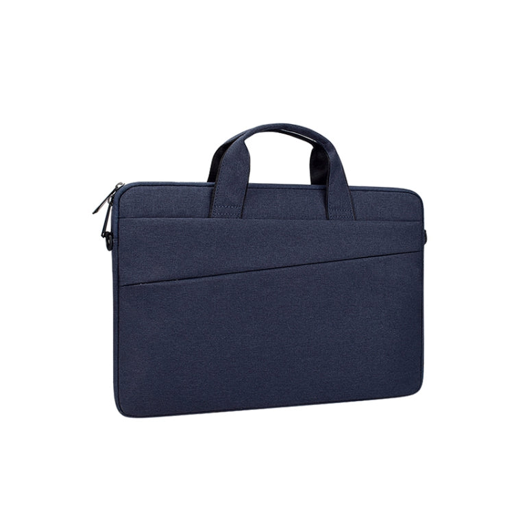 ST03S 14.1 inch Double Side Pockets Wearable Oxford Cloth Soft Handle Portable Laptop Tablet Bag, 14.1 inch Black, 14.1 inch Pink, 14.1 inch Grey, 14.1 inch Deep Space Gray, 14.1 inch Navy Blue