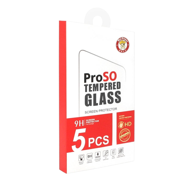 5 PCS ENKAY Hat-Prince for Huawei P10 0.26mm 9H Hardness 2.5D Curved Full Screen Tempered Glass Screen Film, For P10 (5 PCS), For P10