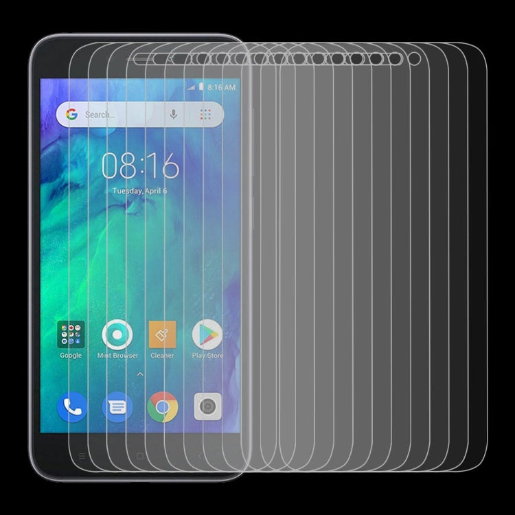 100 PCS 0.26mm 9H 2.5D Tempered Glass Film for Xiaomi Redmi Go, For Redmi Go