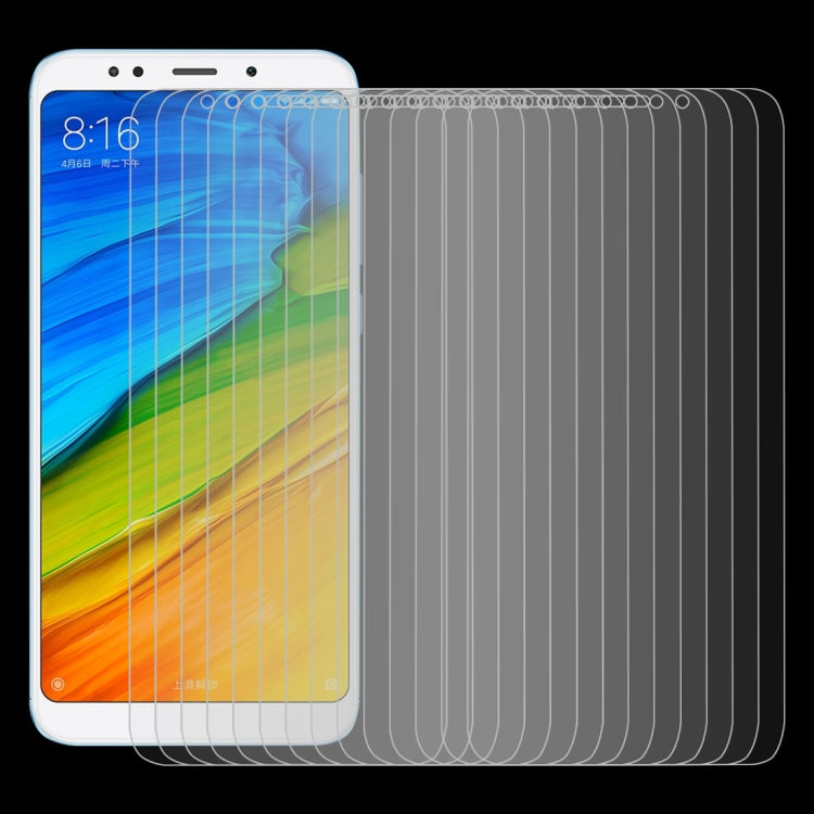 100 PCS for Xiaomi Redmi 5 Plus 0.26mm 9H Surface Hardness 2.5D Curved Edge Tempered Glass Screen Protector, For Redmi 5 Plus