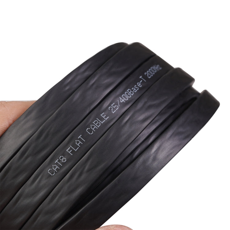 CAT8-2 Double Shielded CAT8 Flat Network LAN Cable, Length: 10m, 10m