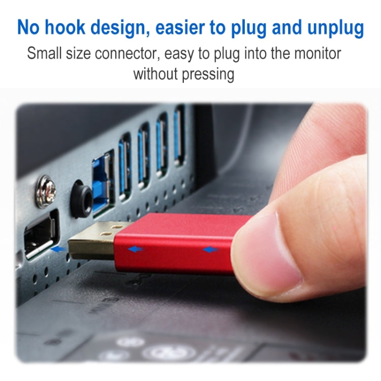 4K 60Hz DisplayPort 1.2 Male to DisplayPort 1.2 Male Aluminum Shell Flat Adapter Cable, Cable Length: 2m, 2m