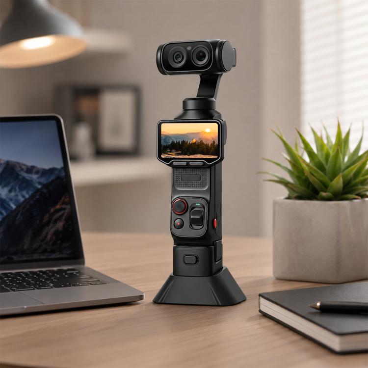 For Insta360 Luna Ultra PULUZ Silicone Dock Desktop Adhesive Base Bracket, For Insta360 Luna Ultra / Pro