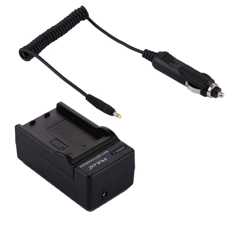 PULUZ Digital Camera Battery Car Charger for Fujifilm NP-60 / NP-30, Kodak K5000 / K5001, Olympus LI-20B, Samsung SLB-1037 / 1137 Battery, NP-60 Car Charger