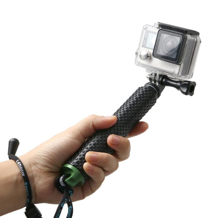 Handheld 49cm Extendable Pole Monopod with Screw for GoPro, Insta360, DJI and Other Action Cameras, Max Length: 49cm(Red), Max Length: 49cm(Blue), Max Length: 49cm(Gold), Max Length: 49cm(Green)