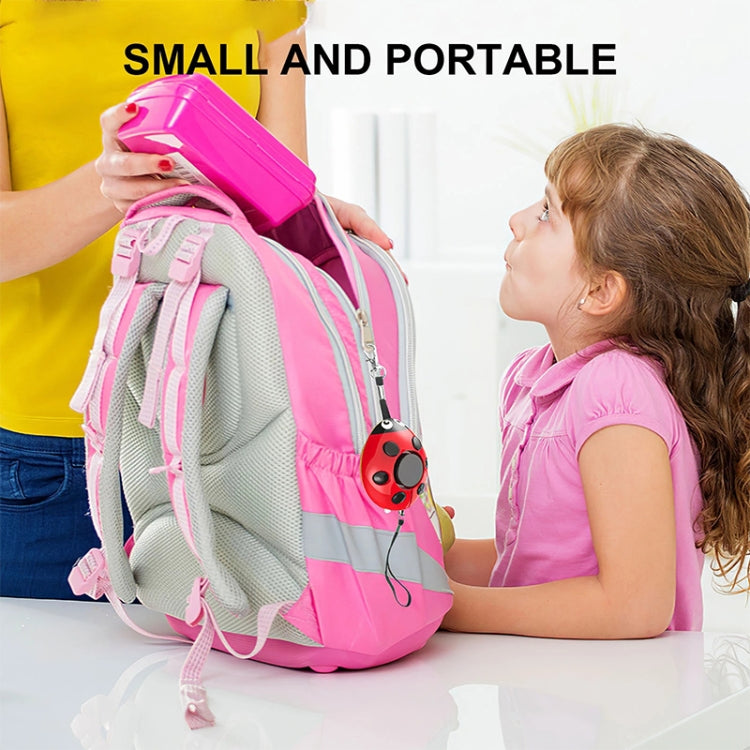 Ladybug Personal Alarm, Self-defense Defend Wolf, Mini Alarm for Girl and Kids, Ladybird