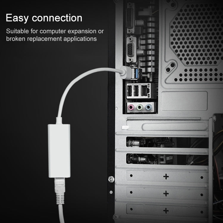 USB 2.0 Ethernet Adapter for Tablet PC / Android TV, Length: 20cm