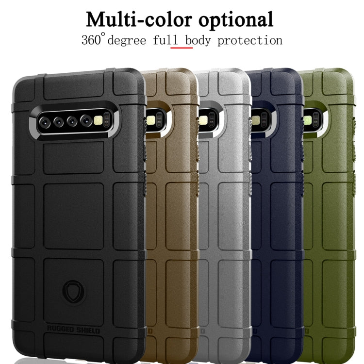 Shockproof Protector Cover Full Coverage Silicone Case for Galaxy S10+, For Galaxy S10+
