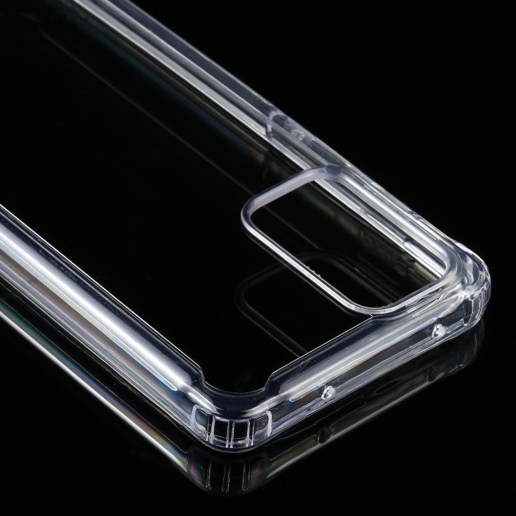 For Samsung Galaxy A72 Four-corner Shockproof Transparent TPU + PC Protective Case, For Samsung Galaxy A72