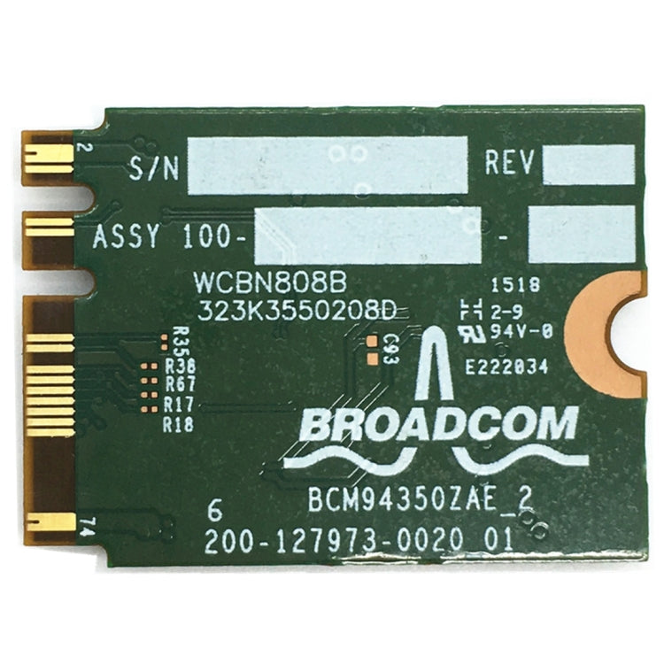 DW1820A BCM94350ZAE 802.11ac BT4.1 867Mbps M.2 / NGFF WiFi Wireless Card, DW1820A