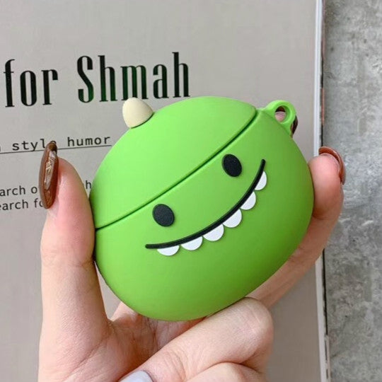 For Apple AirPods 1/2 Generation Universal Wireless Lion And Dinosaur Headphone Holder Bluetooth Protective Case, Lion, Dinosaur