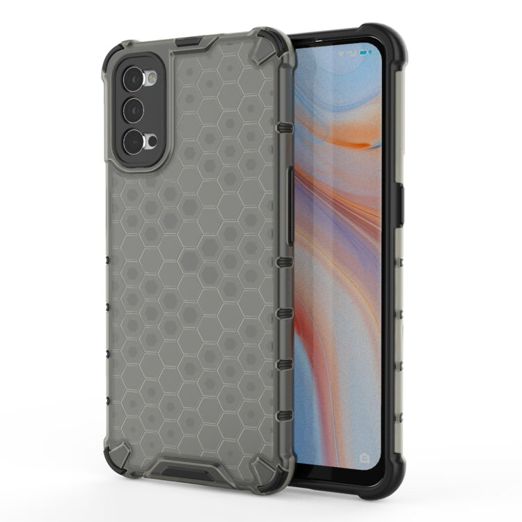 For OPPO Reno4 Shockproof Honeycomb PC + TPU Case, For OPPO Reno 4 Pro, For OPPO Reno 4, For OPPO Reno4