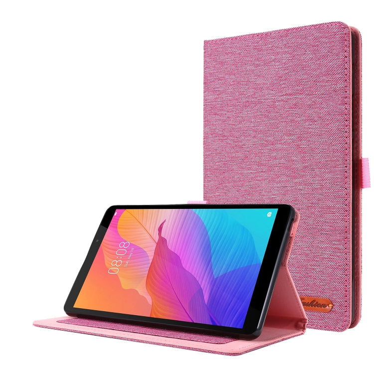 Horizontal Flip TPU + Fabric PU Leather Protective Case with Card, For Huawei MatePad T8